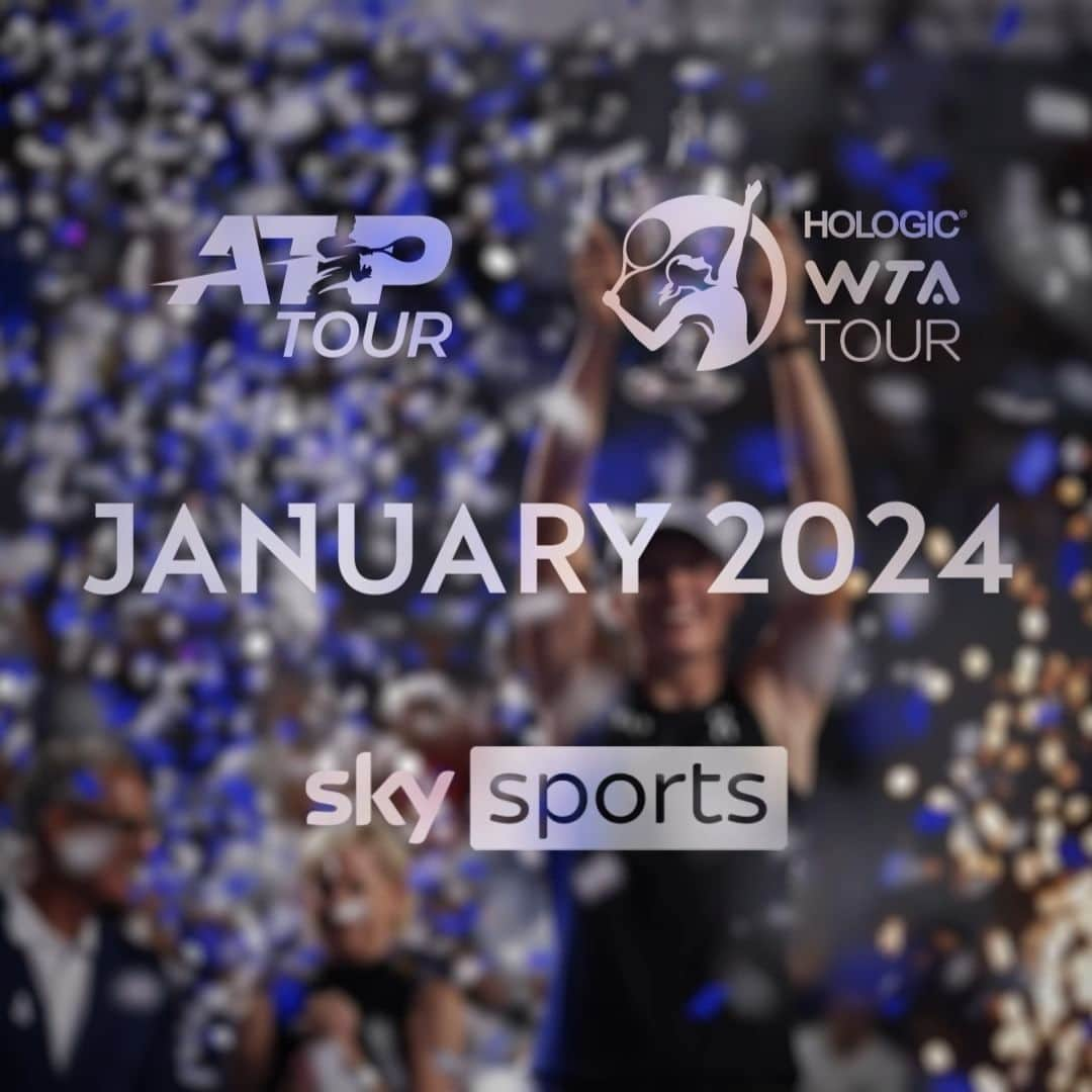 WTA（女子テニス協会）のインスタグラム：「A new home for tennis in the UK & Ireland, Italy, Germany, Austria, and Switzerland 🎾  The WTA & ATP Tours will be broadcast via @skysports in a five-year deal beginning in January 2024!」