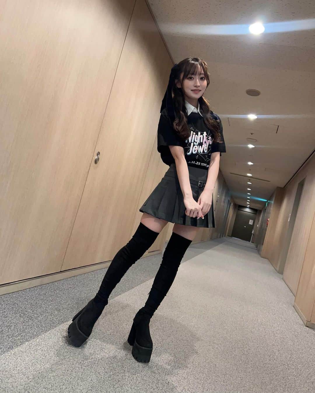 石飛恵里花のインスタグラム：「日付変わって今日⭐️  六本木サディスティックナイト ファーストライブ『Night Jewel Party!』です🎤  豊洲PITでお待ちしています☺️🫶🏻」