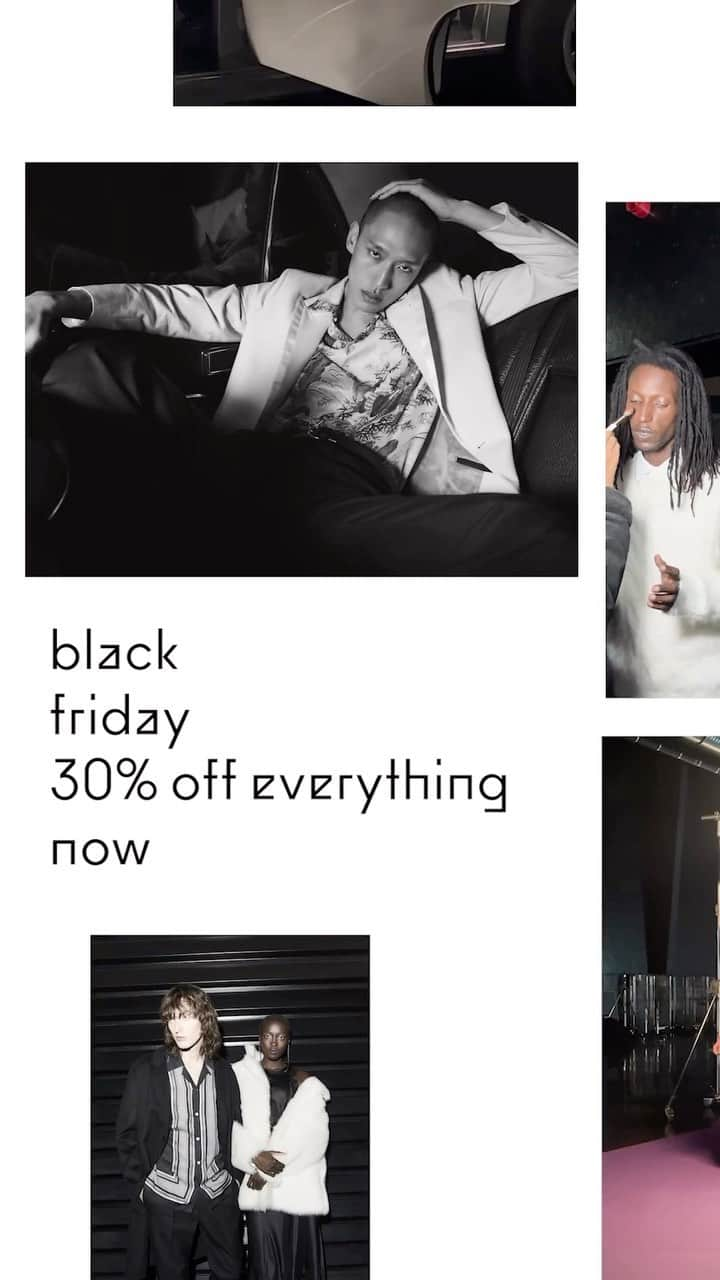 オールセインツのインスタグラム：「We like what we see.  Black Friday 30% off everything is still on.」