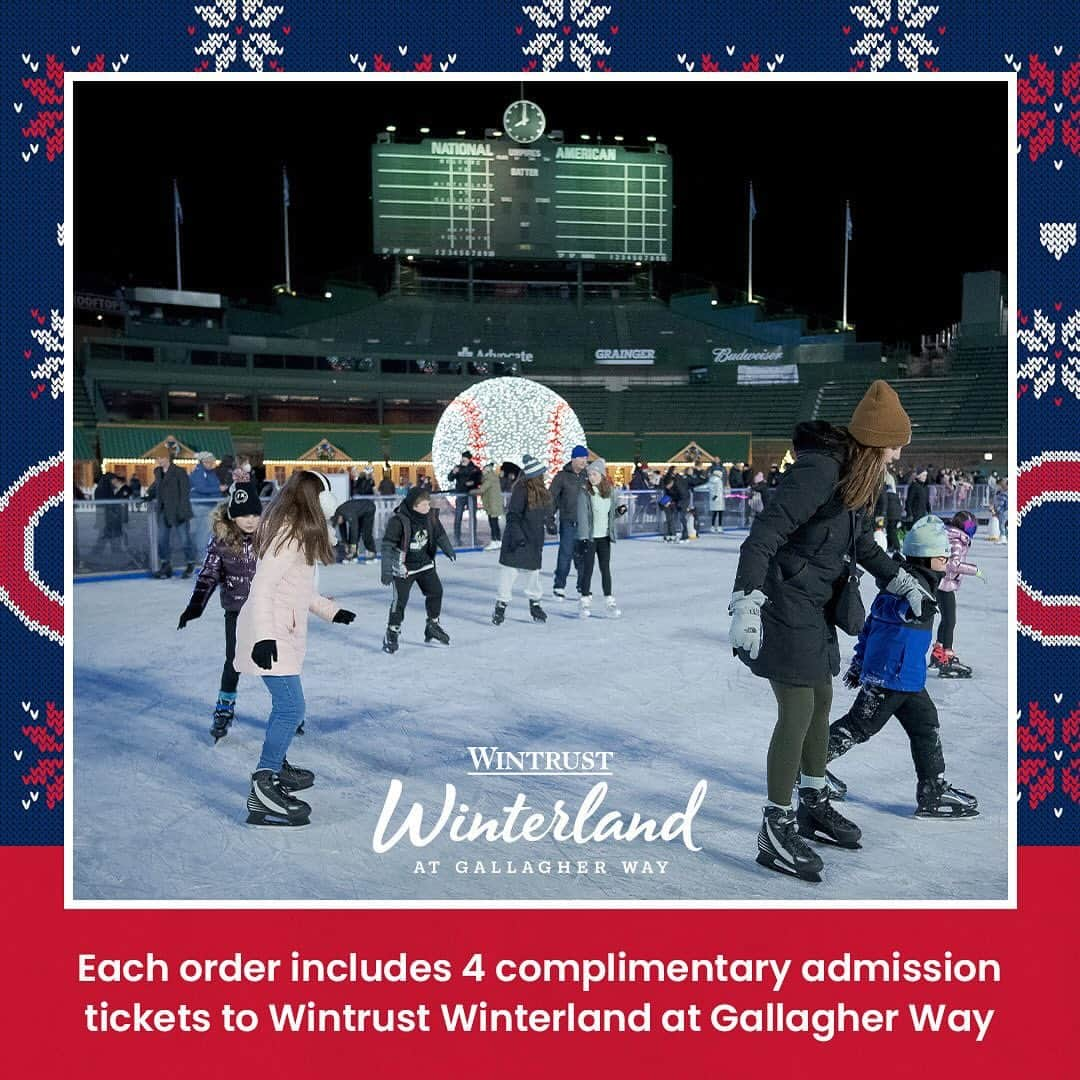 シカゴ・カブスさんのインスタグラム写真 - (シカゴ・カブスInstagram)「Give the magic of Cubs baseball this holiday season! 🎁  NEW this year, Holiday Packs include up to four complimentary admission tickets to #WintrustWinterlandatGallagherWay. Visit the link in bio to purchase.」11月25日 0時22分 - cubs