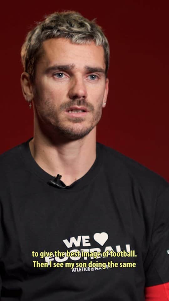 アトレティコ・マドリードのインスタグラム：「This is the football that Antoine Griezmann wants.  And so do we ❤🤍  We Love Football.」