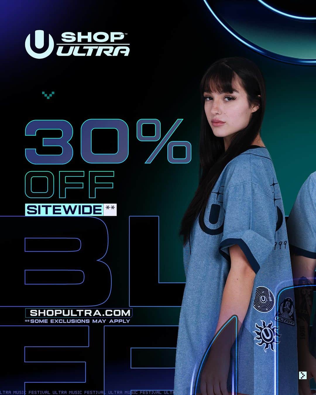 Ultra Music Festivalのインスタグラム：「Black Friday is going on all weekend long at ShopUltra.com   30% off SITEWIDE. Ready, set, shop!」