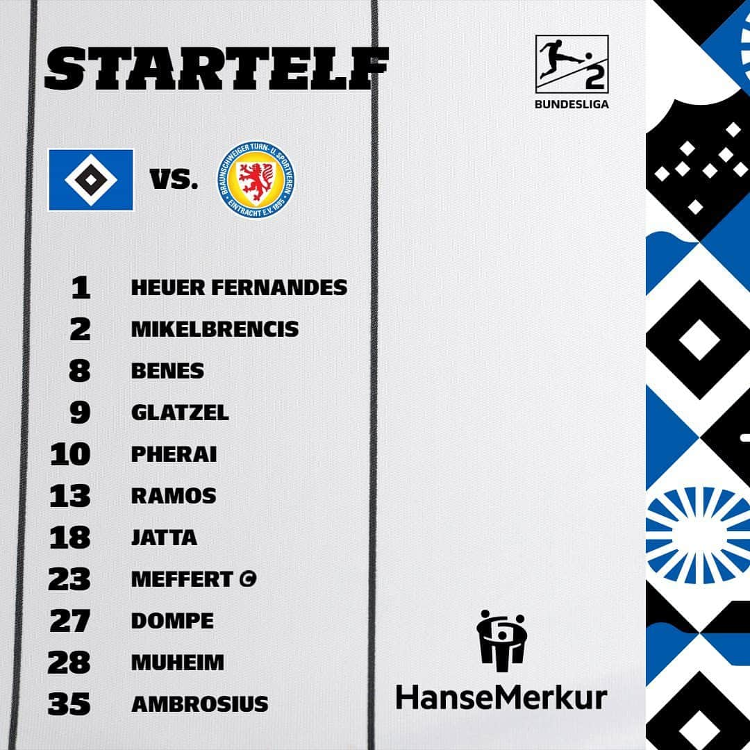 ハンブルガーSVさんのインスタグラム写真 - (ハンブルガーSVInstagram)「Mit dieser 1️⃣1️⃣ starten wir in das Heimspiel gegen Eintracht Braunschweig. 💪  #nurderHSV #HSVEBS 📸 (1) @witters_sportfotografie」11月25日 1時33分 - hsv