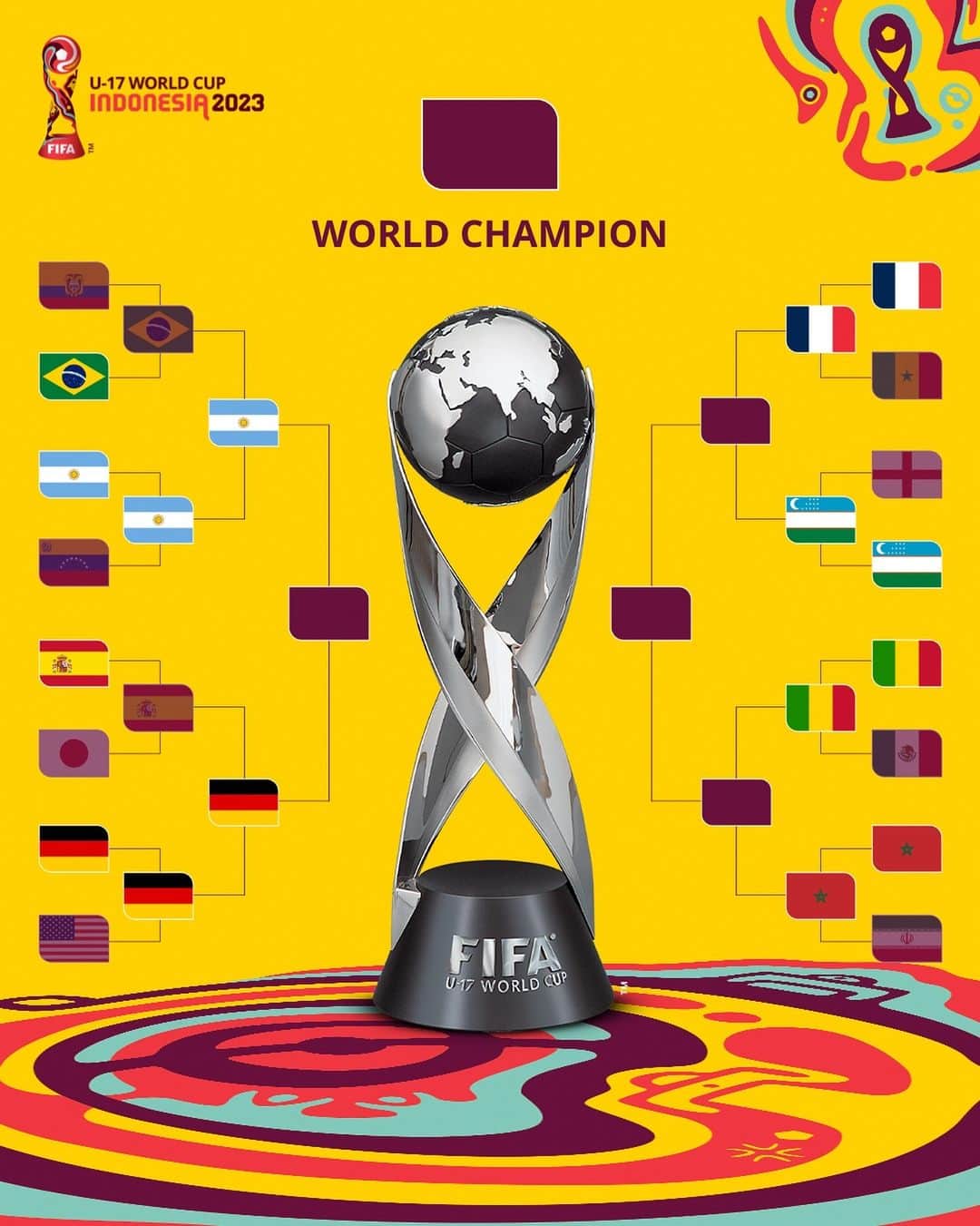 FIFAワールドカップさんのインスタグラム写真 - (FIFAワールドカップInstagram)「🇦🇷🆚🇩🇪🔜  #U17WC」11月25日 1時26分 - fifaworldcup