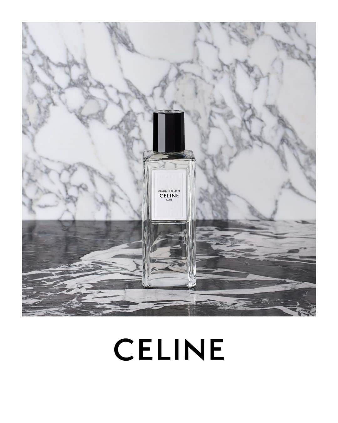 Celineのインスタグラム：「CELINE HAUTE PARFUMERIE  CELINE INTRODUCES COLOGNE CÉLESTE, AN ESSENTIAL COMPOSITION IN PERFUMERY, REINTERPRETED BY HEDI SLIMANE. THIS EAU DE COLOGNE, SIMULTANEOUSLY UNIVERSAL AND COMFORTING, COMES WITH THREE PRODUCTS TO ENRICH THE BATH AND BODY COLLECTION INITIATED BY THE SOLID SOAPS IN JUNE 2023. HIGHLY PERFUMED, EACH ONE FAITHFULLY RECAPTURES COLOGNE CÉLESTE’S OLFACTORY SIGNATURE:  -L’HUILE CÉLESTE – PERFUMED OIL FOR BODY AND HAIR -LE LAIT CÉLESTE POUR LE BAIN – PERFUMED BATH MILK -LE SAVON SOLIDE PARFUMÉ – PERFUMED SOLID SOAP   NOTES: ANGELICA, SWEET LEMON ESSENCE, PETITGRAIN, NEROLI, AMBRETTE BUTTER AND ORRIS BUTTER.  COLLECTION AVAILABLE IN STORE AND ON CELINE.COM  @HEDISLIMANE PHOTOGRAPHY   #CELINEHAUTEPARFUMERIE #CELINEBYHEDISLIMANE」