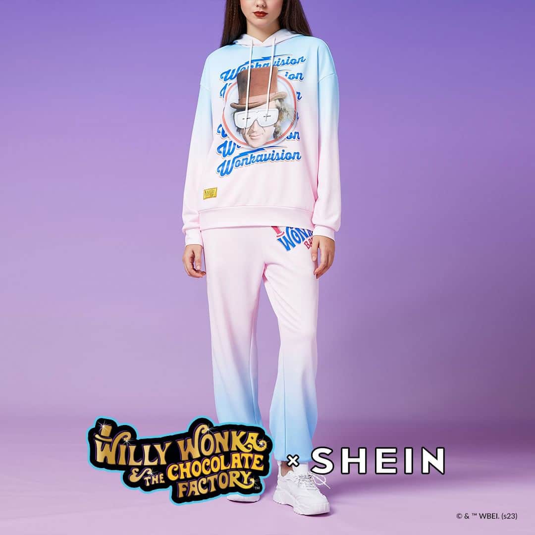 SHEINさんのインスタグラム写真 - (SHEINInstagram)「Willy Wonka and the Chocolate Factory x SHEIN: Put a new twist on a classic favorite!   🔗: https://shein.shop/e0ew4vm  #SHEIN  #SHEINforAll  #SHEINCollabs #WillyWonkaandtheChocolateFactoryXSHEIN #WillyWonka」11月25日 2時00分 - sheinofficial