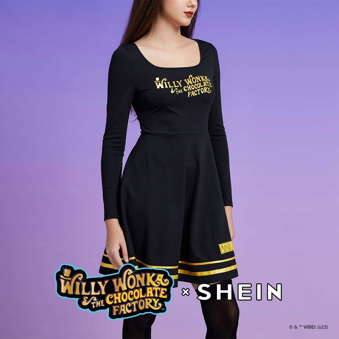 SHEINさんのインスタグラム写真 - (SHEINInstagram)「Willy Wonka and the Chocolate Factory x SHEIN: Put a new twist on a classic favorite!   🔗: https://shein.shop/e0ew4vm  #SHEIN  #SHEINforAll  #SHEINCollabs #WillyWonkaandtheChocolateFactoryXSHEIN #WillyWonka」11月25日 2時00分 - sheinofficial