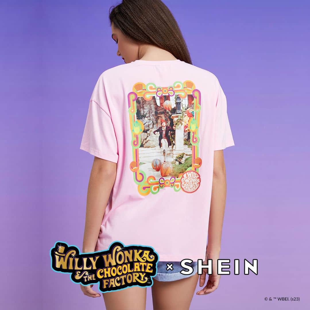SHEINさんのインスタグラム写真 - (SHEINInstagram)「Willy Wonka and the Chocolate Factory x SHEIN: Put a new twist on a classic favorite!   🔗: https://shein.shop/e0ew4vm  #SHEIN  #SHEINforAll  #SHEINCollabs #WillyWonkaandtheChocolateFactoryXSHEIN #WillyWonka」11月25日 2時00分 - sheinofficial