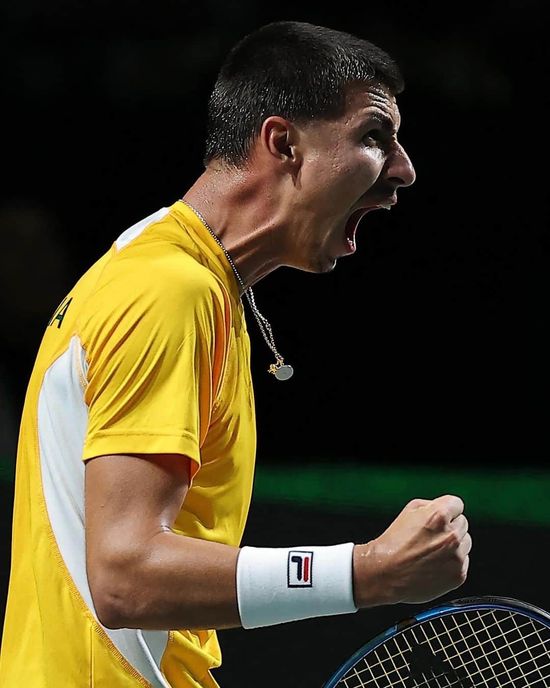 ATP World Tourのインスタグラム：「“Probably the biggest win of my career so far”   @alexeipopyrin with the perfect start for 🇦🇺 after defeating Virtanen in straight sets!   @daviscup | #DavisCupFinals」