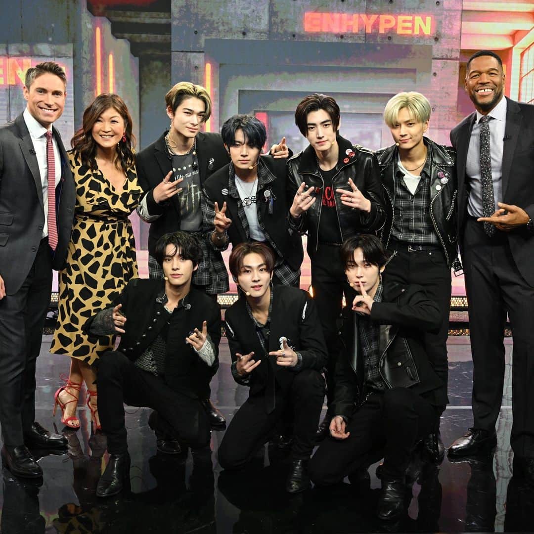 Good Morning Americaのインスタグラム：「@enhypen did 👏 not 👏 come 👏 to 👏 play!  #ENHYPEN #Kpop」