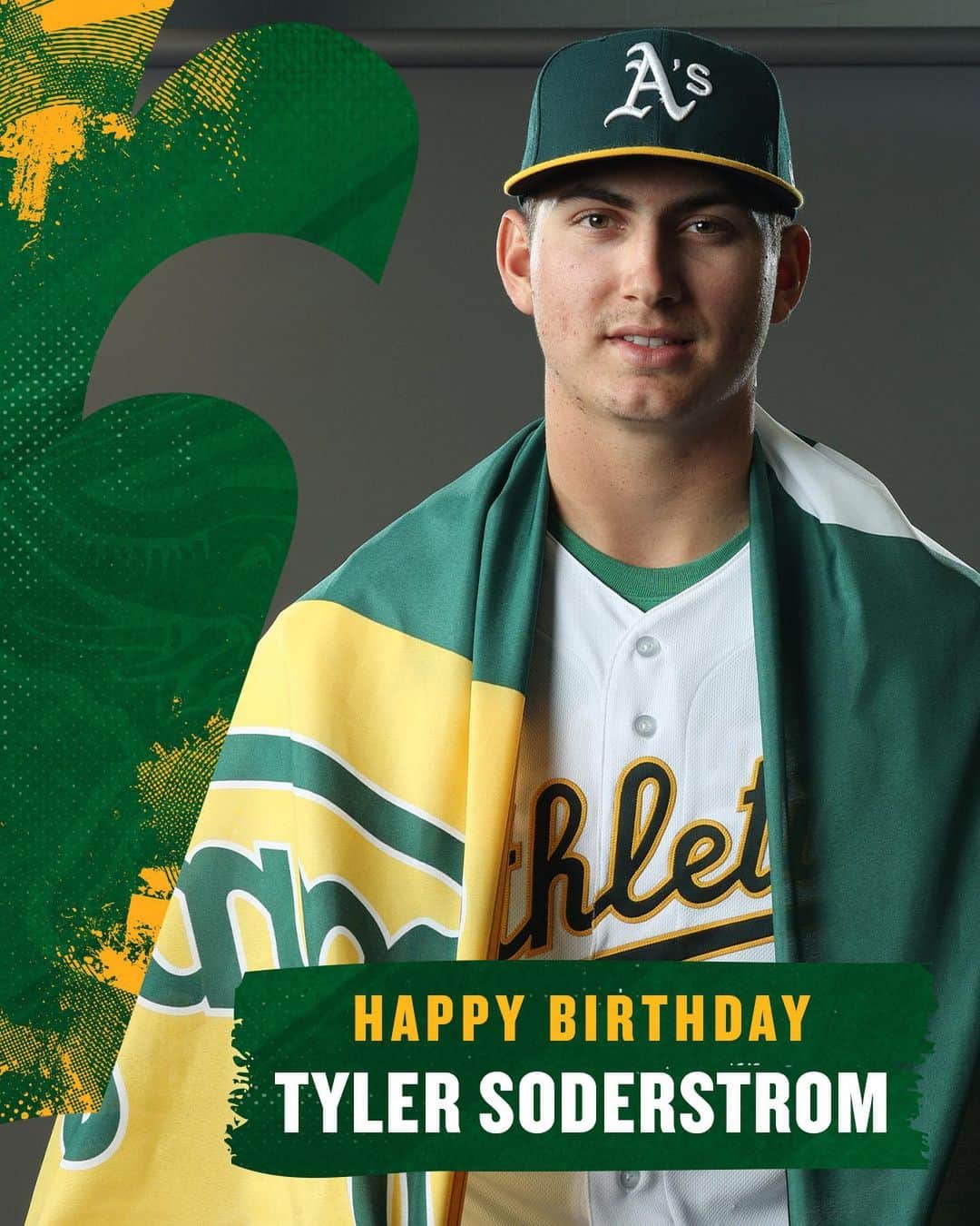 オークランド・アスレチックスのインスタグラム：「Go Sodey, it’s your birthday!  Happy Birthday, Tyler!」
