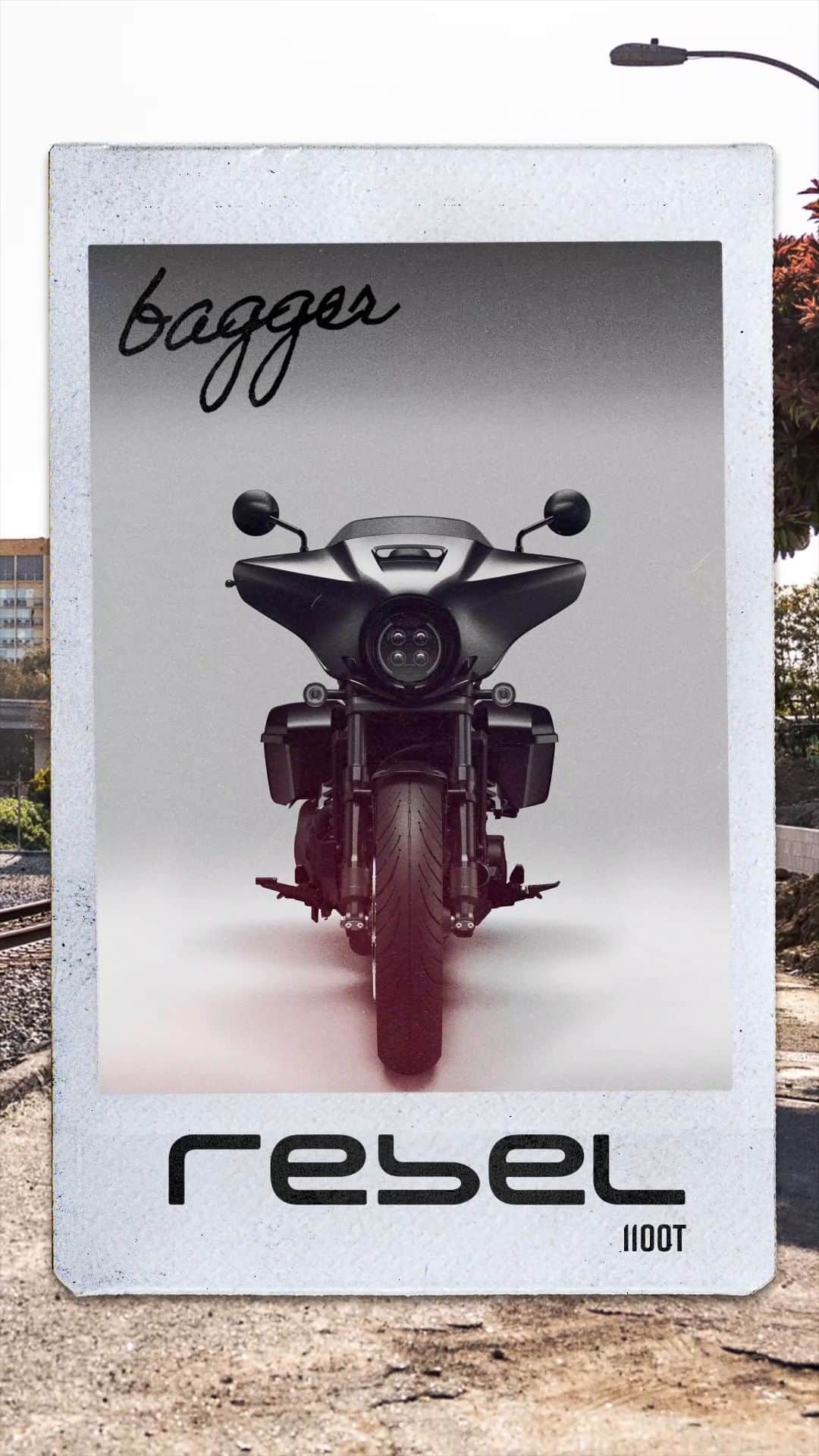Honda Powersports USのインスタグラム：「For the road ahead, and the road after that, we built the Rebel 1100T.」
