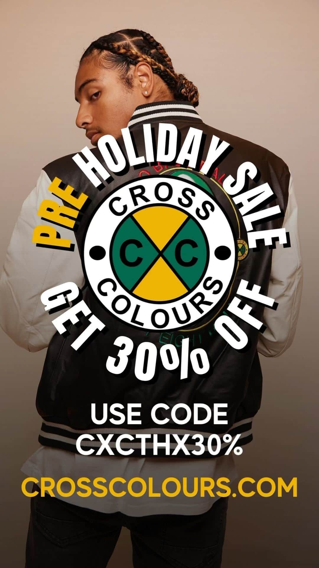 クロスカラーズのインスタグラム：「Deals rule everything around me 🤑  Save 30% during the #CrossColours pre-holiday sale | Code: CXCTHX30%  CrossColours.com」