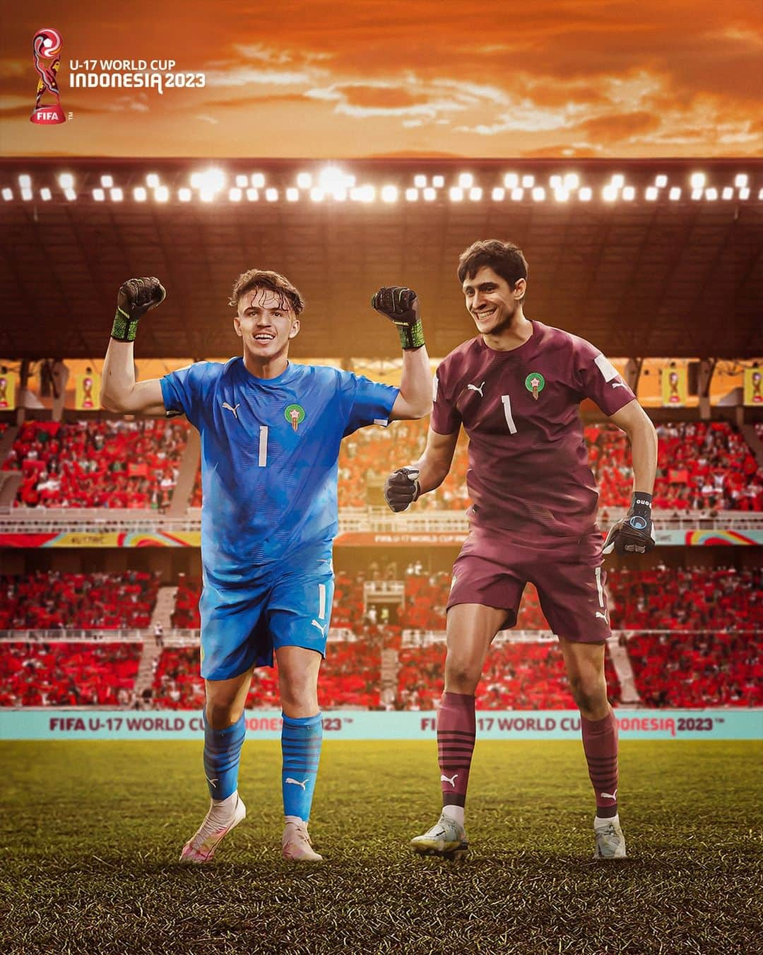 FIFAワールドカップさんのインスタグラム写真 - (FIFAワールドカップInstagram)「🇲🇦🧤 @equipedumaroc’s #U17WC & #FIFAWorldCup shoot-out heroes!」11月25日 4時00分 - fifaworldcup