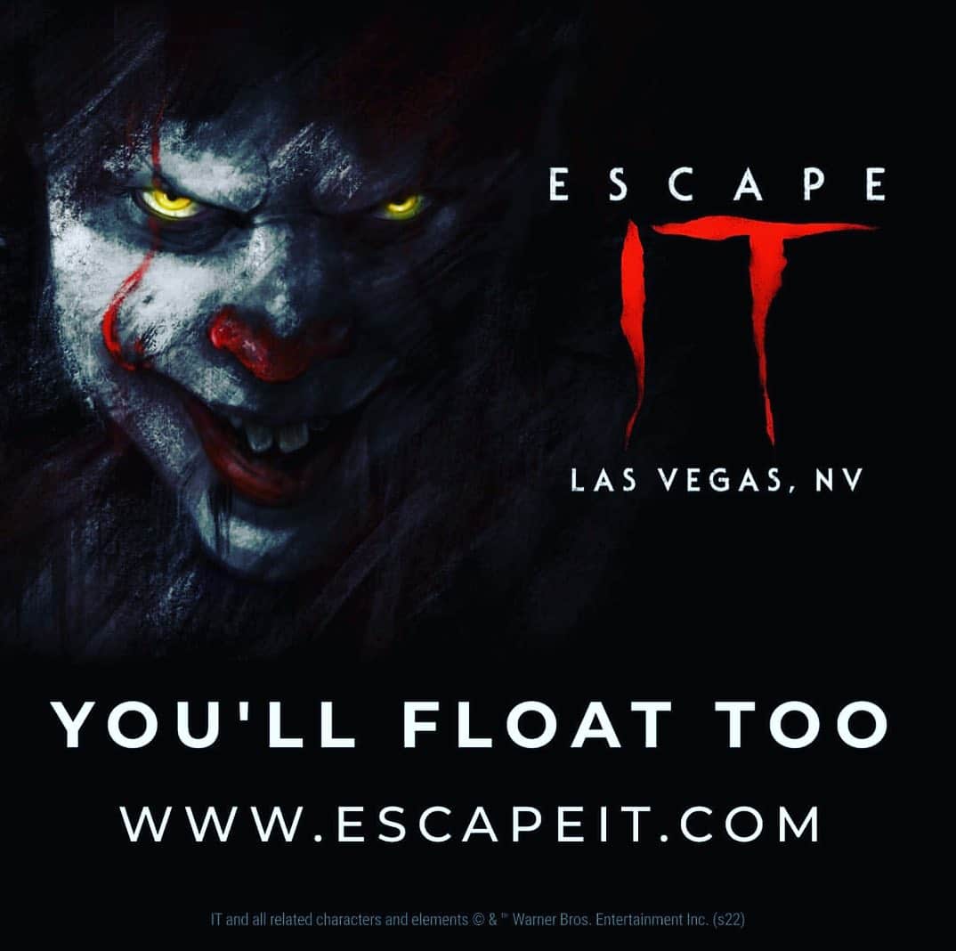 ジャクソン・ロバート・スコットのインスタグラム：「Escaping this Thanksgiving Weekend to Las Vegas to hang out with our friends at “Escape It.” Home of the two newest and coolest escape rooms in the world.   I’ll be there Friday, Saturday, and Sunday signing autographs and taking selfies/photos. Can’t wait to see if I can defeat Pennywise this time around!   Friday, November 24: 4pm - 11pm Saturday, November 25: 4pm - 11pm Sunday, November 26: 4pm- 10pm  #escapeit #escapeitlasvegas」