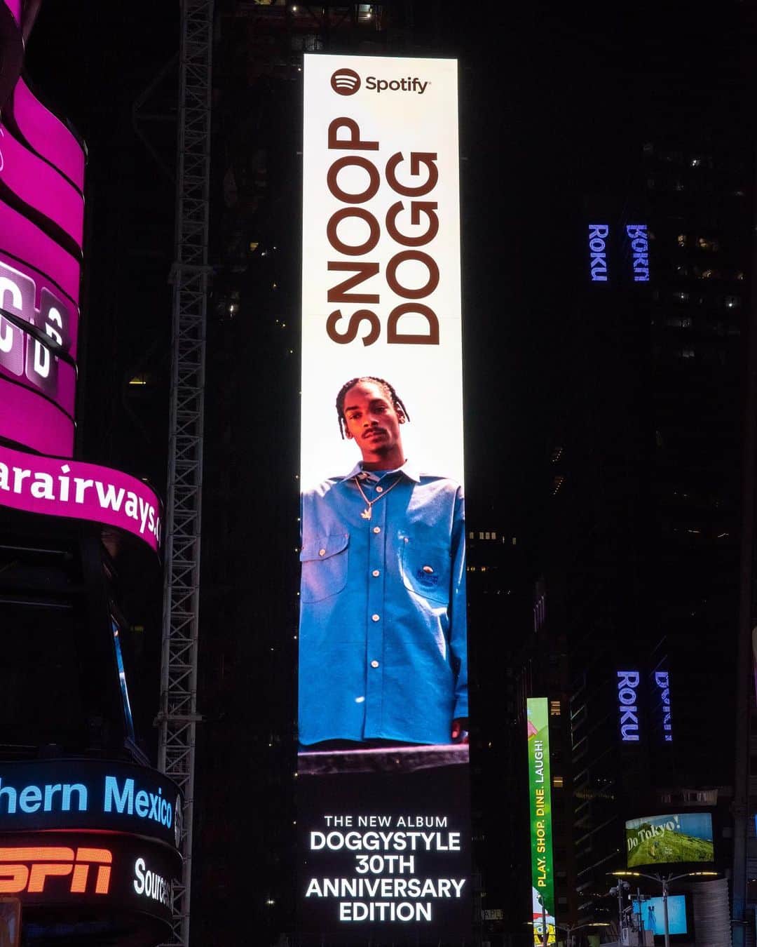 スヌープ・ドッグのインスタグラム：「Time square」