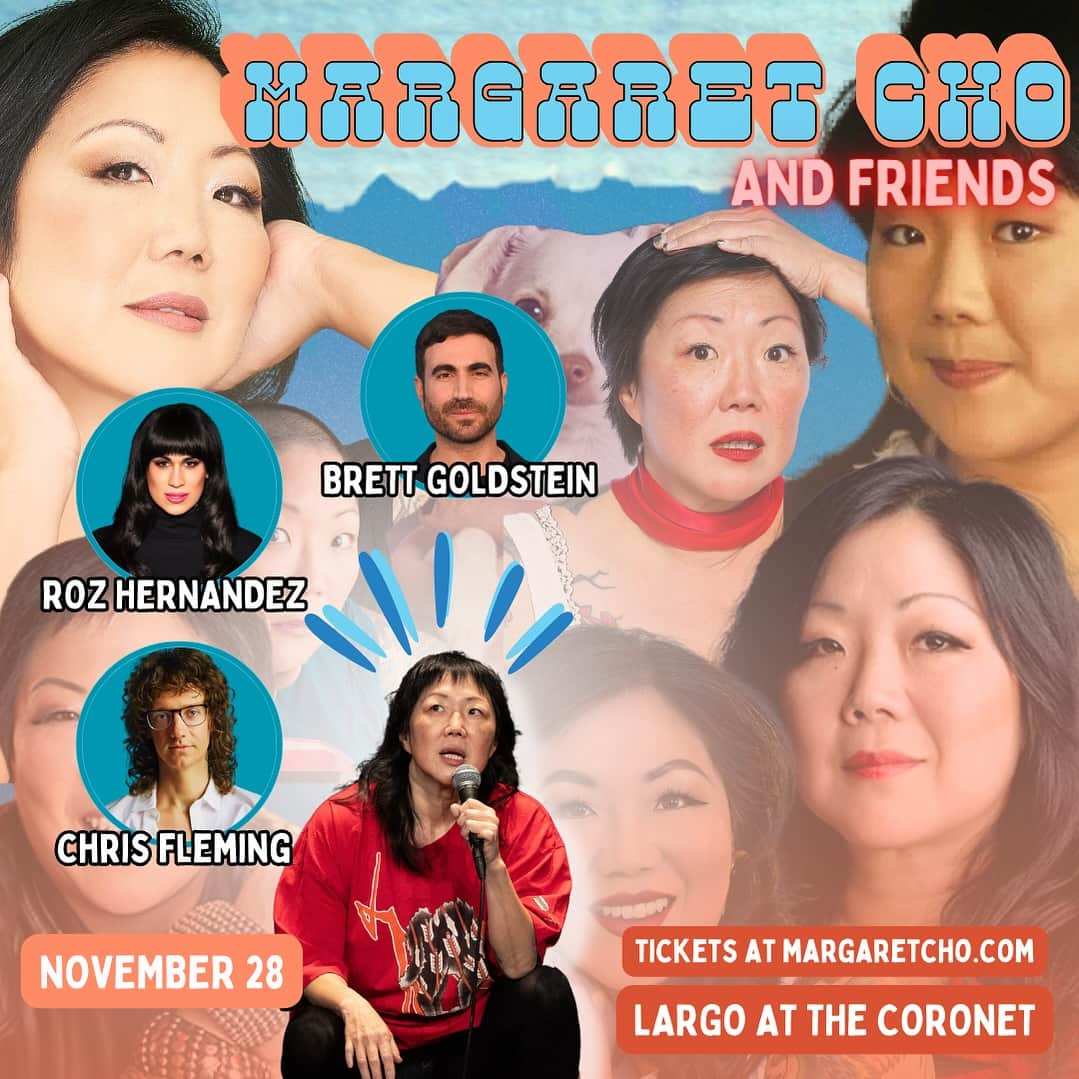 マーガレット・チョーのインスタグラム：「It’s Black Friday. That has nothing to do with this post! Next Margaret Cho and Friends on Nov 28th! Tickets at MargaretCho.com 🧡」