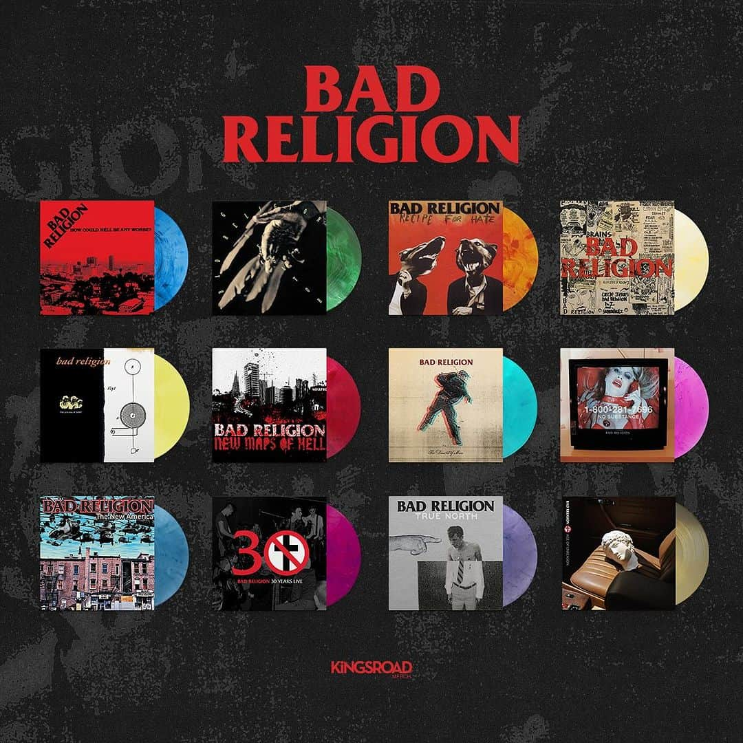 Bad Religionさんのインスタグラム写真 - (Bad ReligionInstagram)「Tis the season and @kingsroadmerch has this banger on sale along with a bevy of other Bad Religion related items.」11月25日 4時58分 - badreligionband