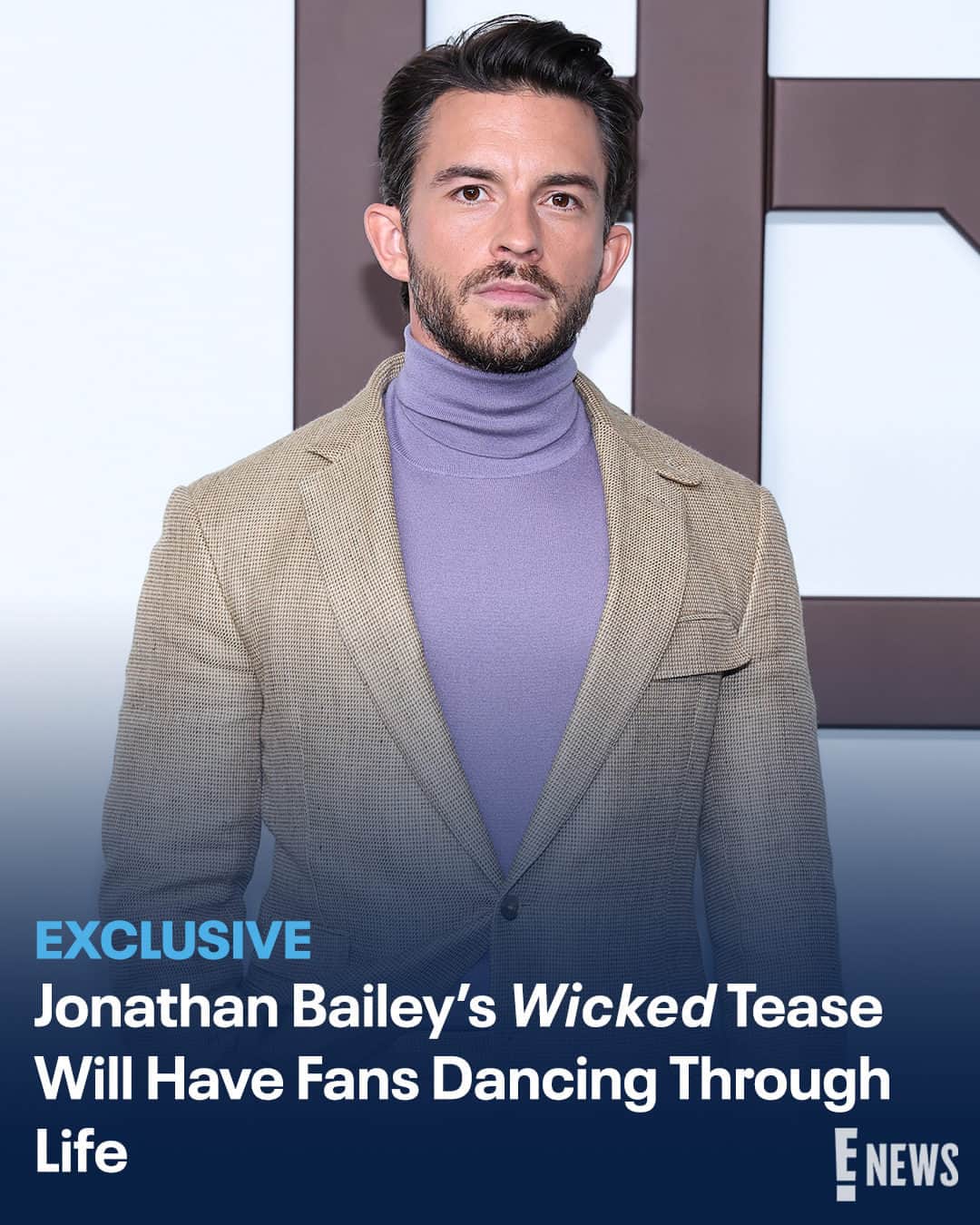 E! Onlineのインスタグラム：「The trouble with movies is they always take too long to come out. 😩 While we wait for #Wicked's premiere, Jonathan Bailey is giving us a wonderful look into what we can expect from the movie at the link in bio. (📷: Getty)」