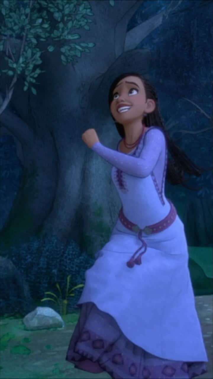 のインスタグラム：「Thankful for...Disney’s #Wish! ⭐ And watching the “This Wish” scene on repeat all day! Watch now at the link in our Story!  @DisneyWishMovie is now playing only in theaters.」