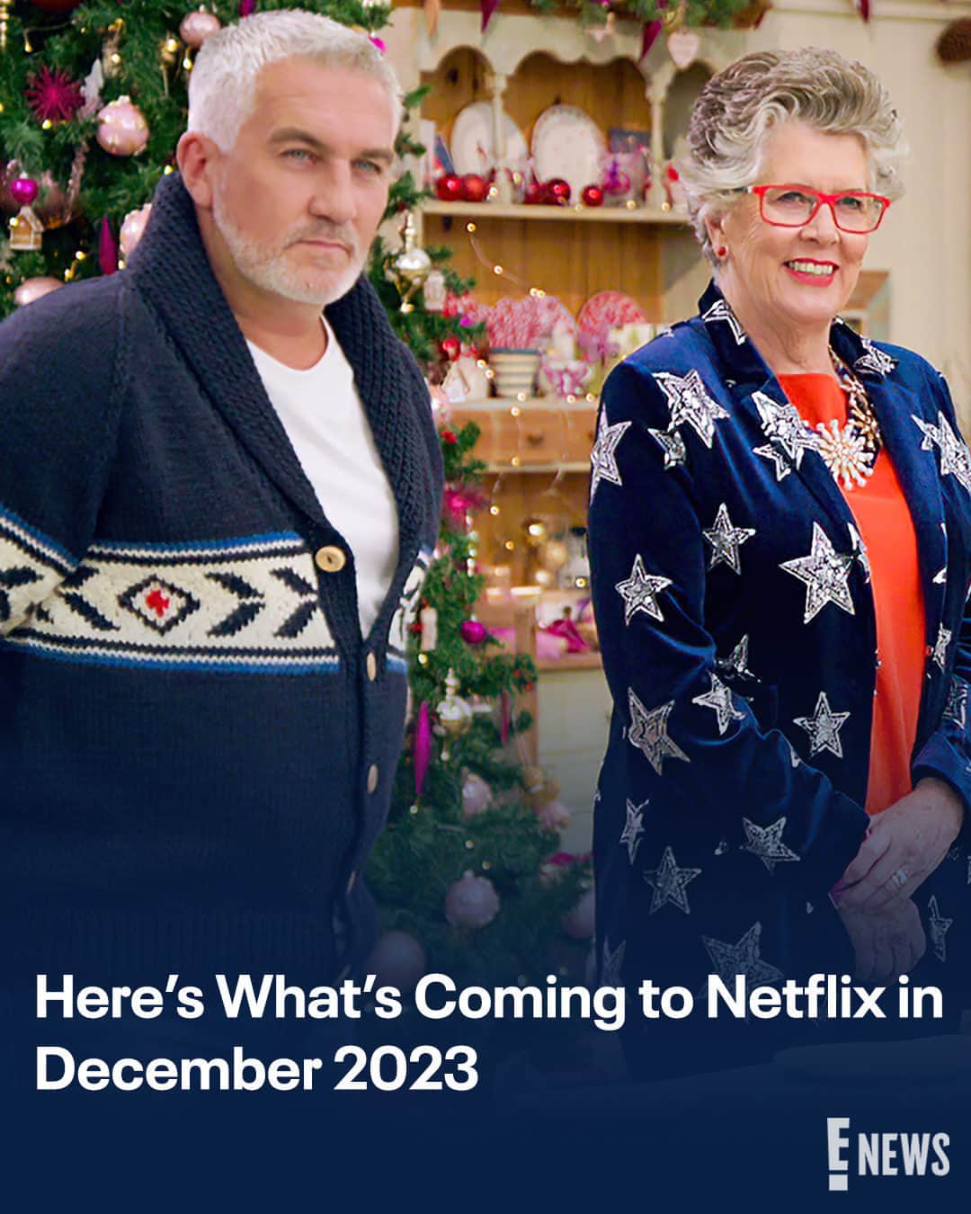 E! Onlineのインスタグラム：「Time to get fa la la-festive: Netflix's December lineup is here. Link in bio for all the binge-able content coming to our screens next month. (📷: Netflix, Shutterstock)」