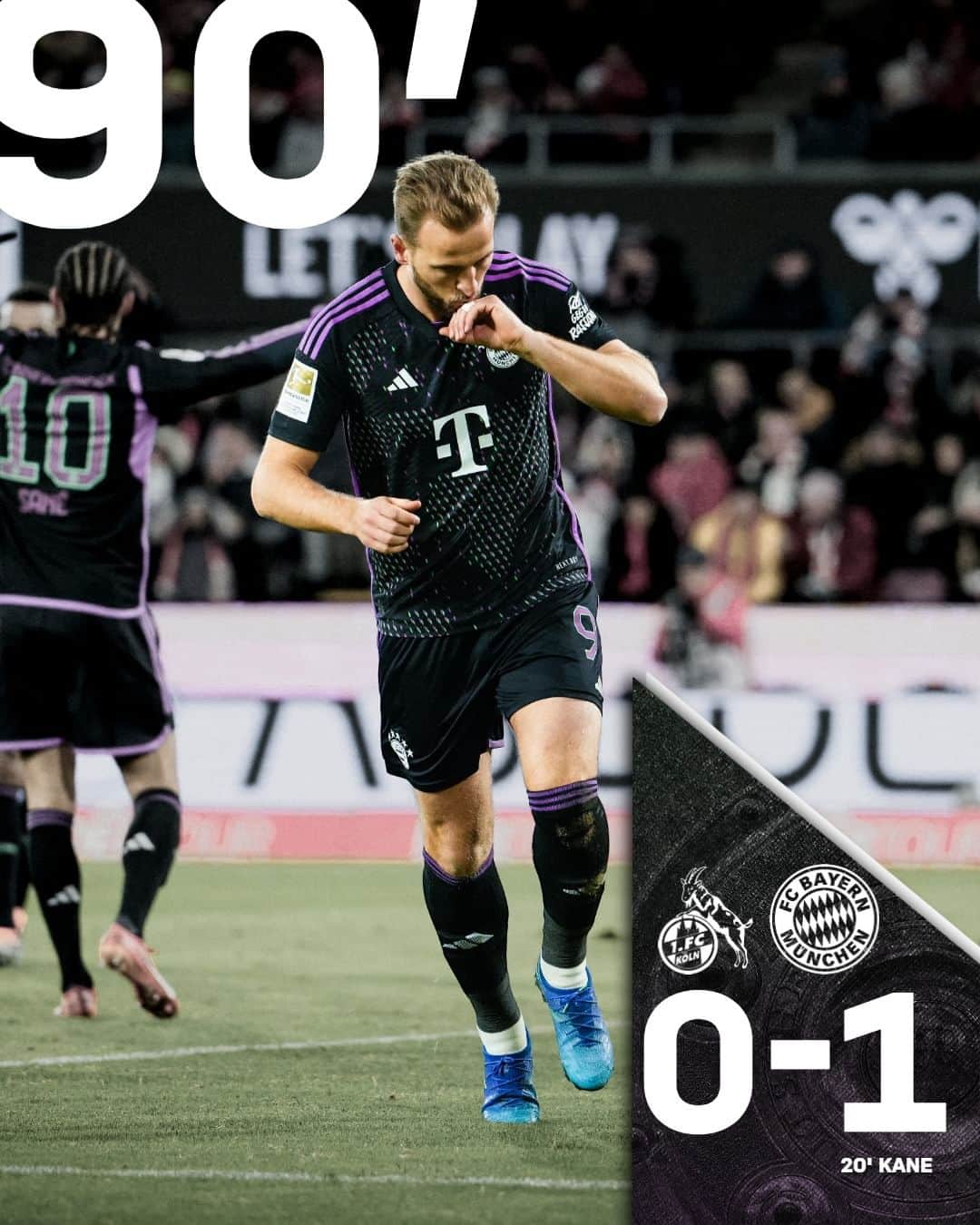 バイエルン・ミュンヘンのインスタグラム：「+ 3️⃣ points in Cologne. 💪  #MiaSanMia #KOEFCB」
