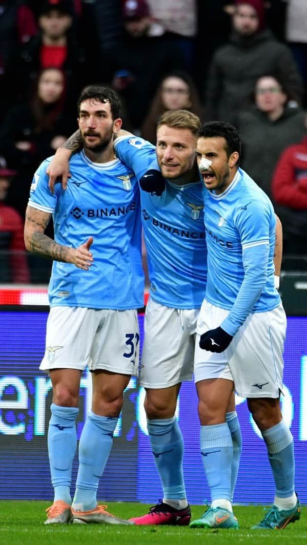 SSラツィオのインスタグラム：「⏪ Rewind  #SalernitanaLazio #CMonEagles 🦅」