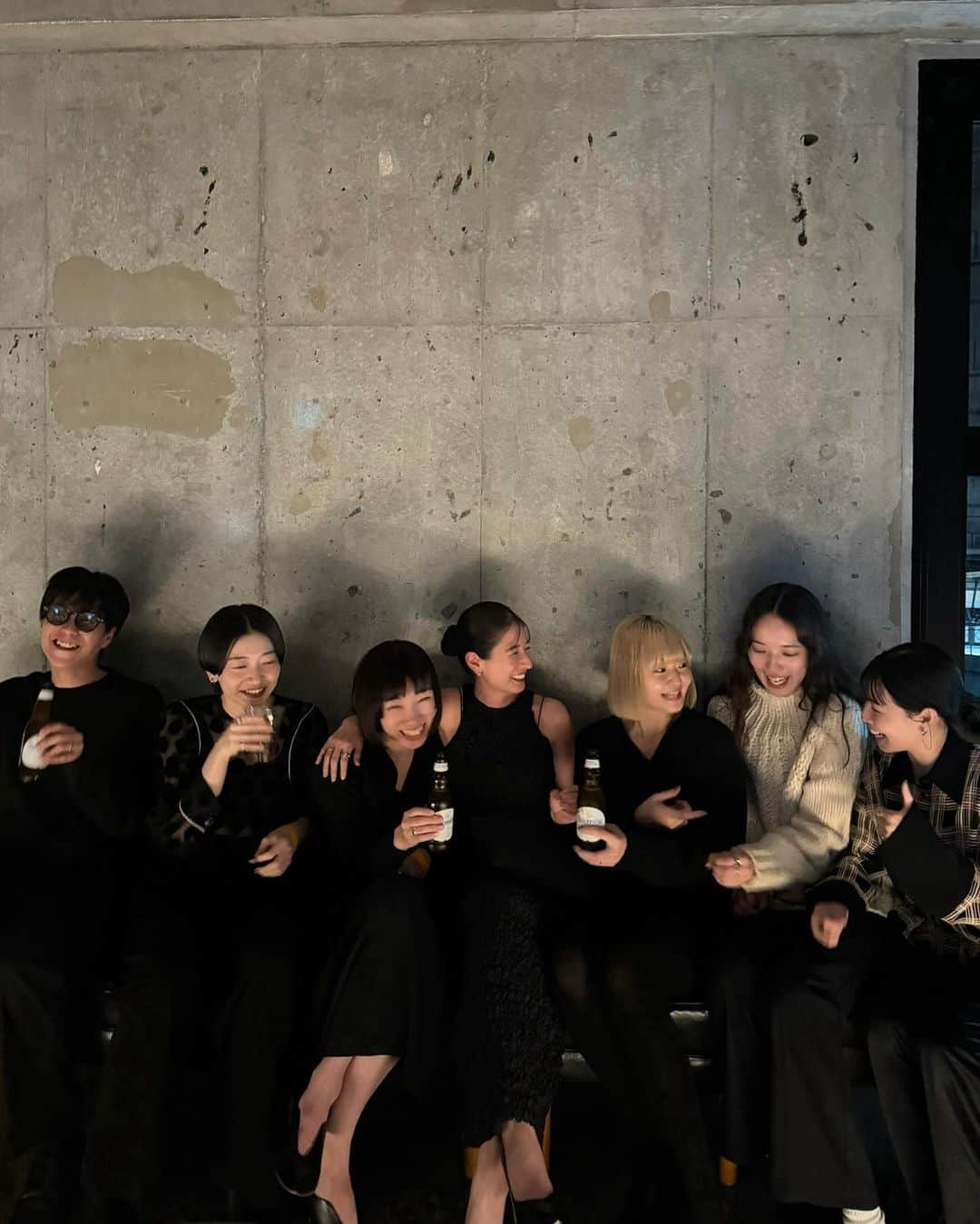 松本恵奈のインスタグラム：「お誕生日の思い出写真♡ なかなかみんなで集まれることもないので楽しかったです♡ 次は忘年会かな♡ #clane #manof #clanedesign」