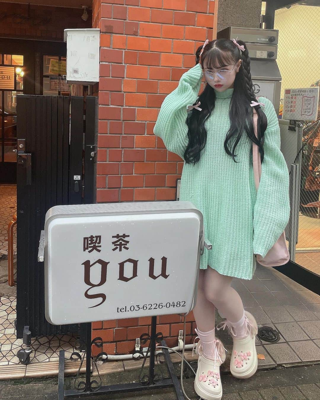 村田実果子のインスタグラム：「銀座 Ⅰ #喫茶you #märchenfashion」