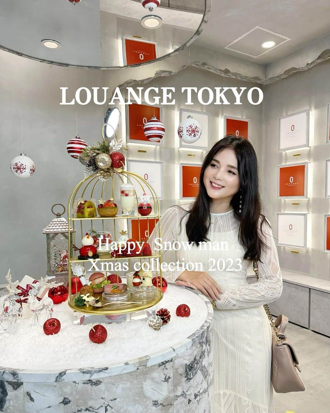 加藤美佐子のインスタグラム：「🎄LOUANGE TOKYO 🎄 Happy  Snow man Xmas collection 2023✨  シロクマのアフタヌーンティー🐻‍❄️に真っ赤なクリスマスケーキ🎂 見てるだけでワクワクしますね💓  今年のクリスマスケーキ 皆さんはどんなケーキを召し上がりますか🥰✨✨  ◆場所◆ LOUANGE TOKYO le Musee 銀座 〒104-0061 東京都中央区銀座1-9-5 1F TEL：03-4400-6606  ⁡ ⁡ ⁡ ⁡ ☘️一般社団法人笑顔プラス子供支援協会☘️ ⁡ 児童養護施設・支援ホーム・一人親家庭の親子支援 ⁡ @egao.plus web はプロフィールよりリンク ⁡ ✨笑顔の種まき活動✨ ■浅草はなやしき貸し切り 200名ご招待 ■ラグビー観戦100名ご招待 ■海上保安庁見学会 ■イチゴ狩りご招待 ■親子頭皮マッサージセミナー 施設定期訪問 ⁡ ⁡ #笑顔プラス #笑顔プラス子供支援協会 #子供支援 #ひとり親家庭支援 #笑顔が1番 #😊😊😊 #非営利団体 #遊園地貸切招待 #クリスマスケーキ #アフタヌーンティー #loungetokyolemusee #louangetokyo」