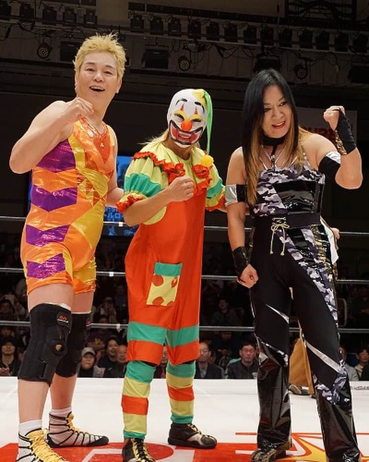 のインスタグラム：「おはピコ！  今日はボリショイキッドのデビュー記念日‼️  特別な今日は原点に帰る１日になりそうです😊  突然、飴を投げ出して、お客さんがポカンとなったデビュー戦💧↓ https://youtu.be/kRFYzXl310c?si=wzQ1000mpk6RdeOR  #PUREJ  #女子プロレス」