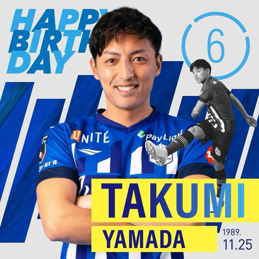 モンテディオ山形さんのインスタグラム写真 - (モンテディオ山形Instagram)「. 🎂㊗️happy birthday YAMA㊗️🎂 本日11月25日は #山田拓巳 選手の34歳の誕生日🎉  山形一筋、16シーズン目を突き進むヤマ！  地道な努力と経験を積み重ね、まだまだ成長し続けるその姿に頼もしさは増すばかり👍”  ピッチ内外で山形を引っ張る漢！ 自身４度目のプレーオフで、チームを昇格へと導いてくれること間違いなし🙌  皆さんからもお祝いコメントをお願いします💌  @takumiyamada.6  #montedio  #hbd_montedio」11月25日 10時31分 - montediogram