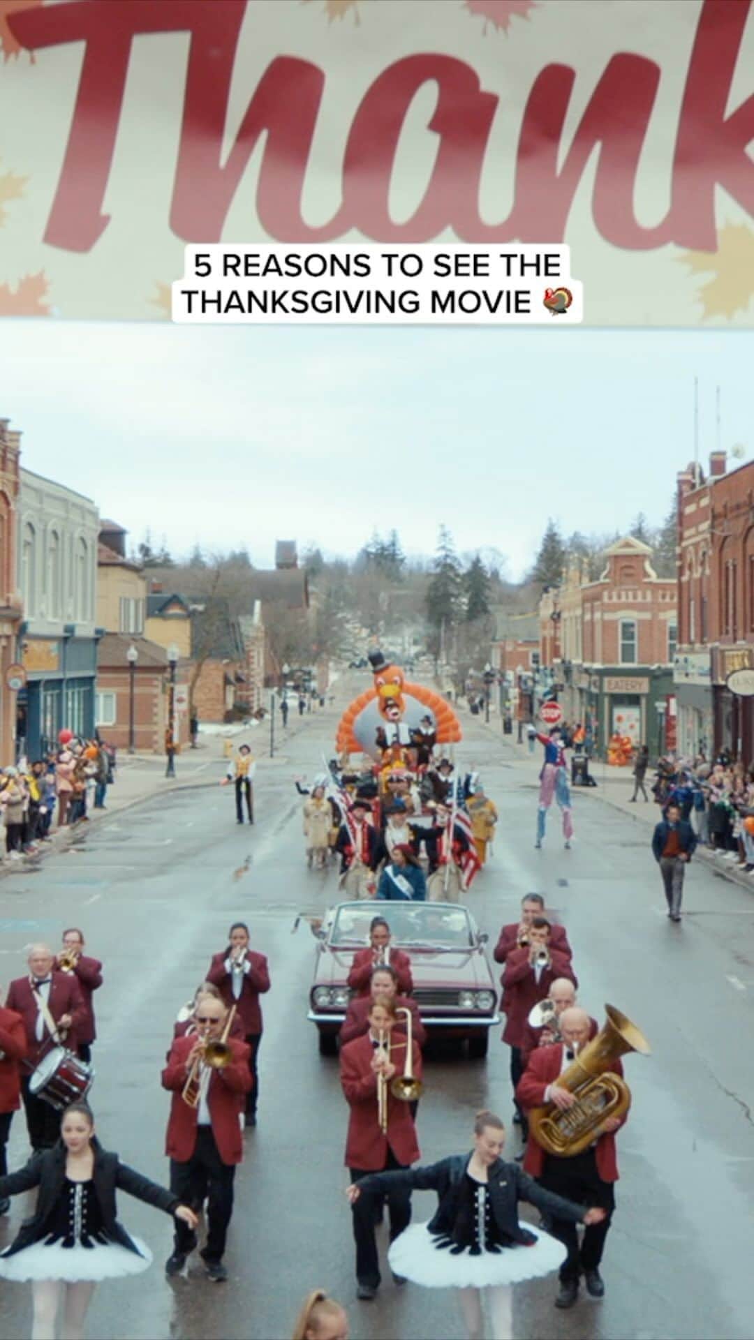 パトリック・デンプシーのインスタグラム：「Say hello to your new Thanksgiving tradition. 🦃🪓 #ThanksgivingMovie is now playing exclusively in theaters! Get tickets now.」