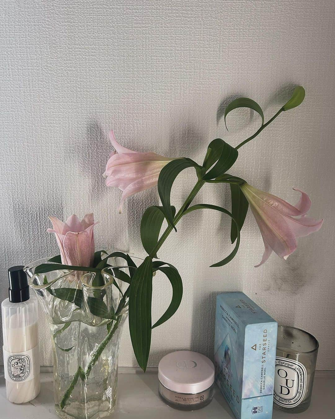 LiLyのインスタグラム：「pink lily and gray shadow #heartmelthotel🗝  #ハートメルトホテル #起業リリィ　 #ピンクとグレー」