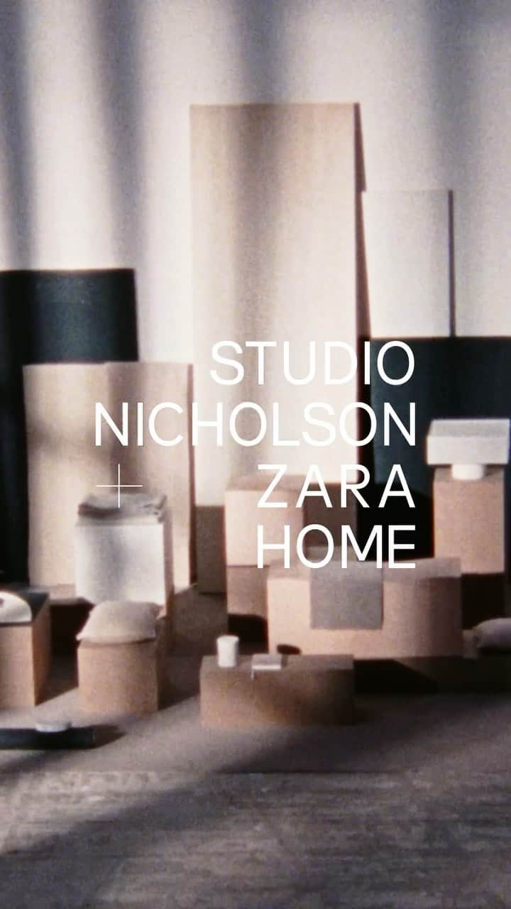 Zara Homeのインスタグラム：「STUDIO NICHOLSON + ZARA HOME • Introducing the Studio Nicholson + Zara Home collection. Modular objects for multifunctional uses, designed to enhance our homes and spaces. Find out more at zarahome.com」
