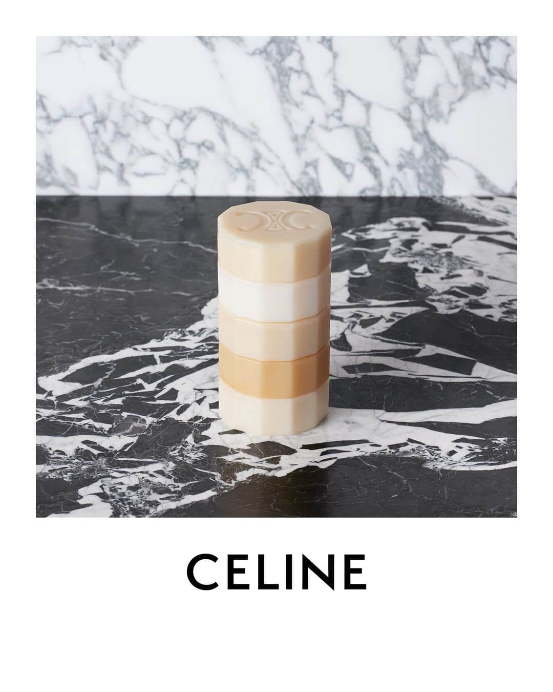 Celineのインスタグラム：「CELINE HAUTE PARFUMERIE  CELINE PERFUMED SOAPS  COLLECTION AVAILABLE IN STORE AND ON CELINE.COM  @HEDISLIMANE PHOTOGRAPHY​ ​ #CELINEHAUTEPARFUMERIE #CELINEBYHEDISLIMANE」