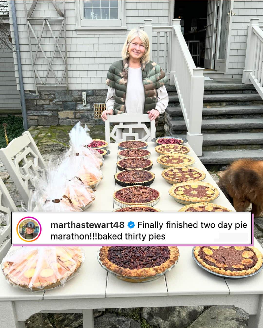 E! Onlineのインスタグラム：「Us seeing this photo knowing all we contributed to our family's #Thanksgiving was a great outfit and some charm. 👀 Link in bio for how some of your favorite stars celebrated the holiday. (📷: Instagram)」