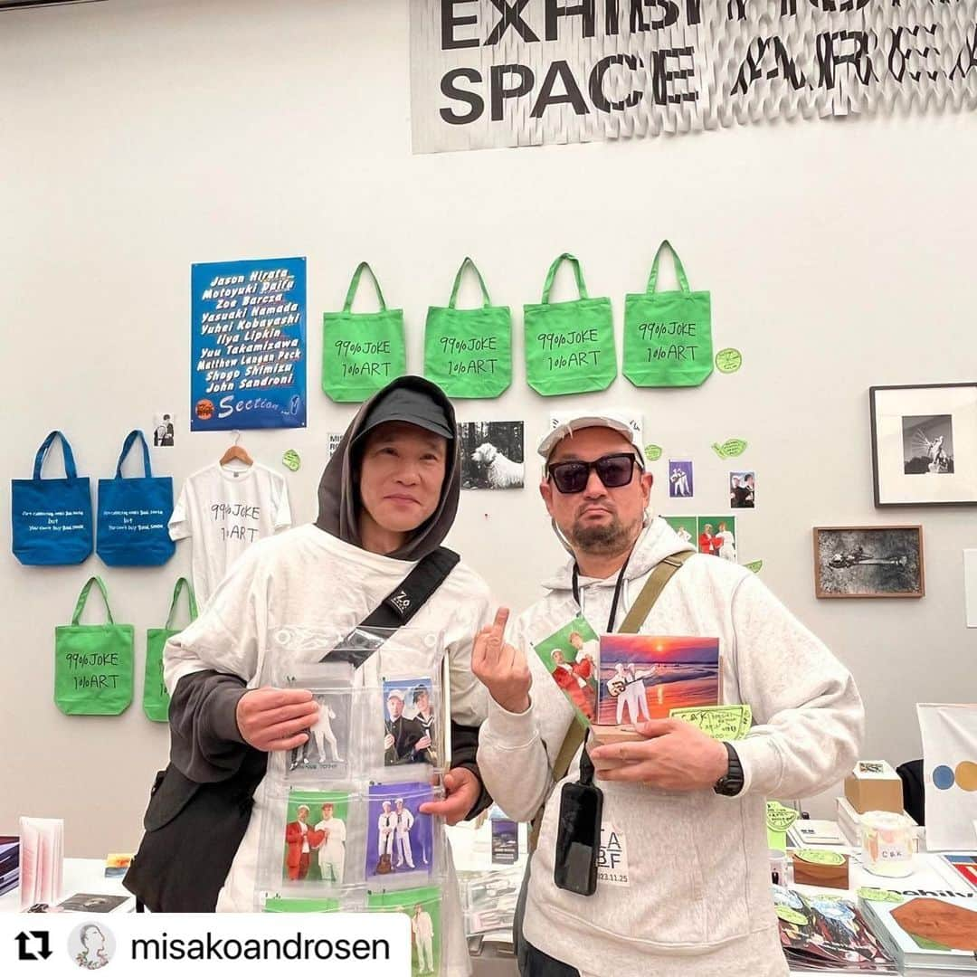 KEN KAGAMIさんのインスタグラム写真 - (KEN KAGAMIInstagram)「#Repost @misakoandrosen with @use.repost ・・・ C&K @tokyoartbookfair」11月25日 12時48分 - kenkagami