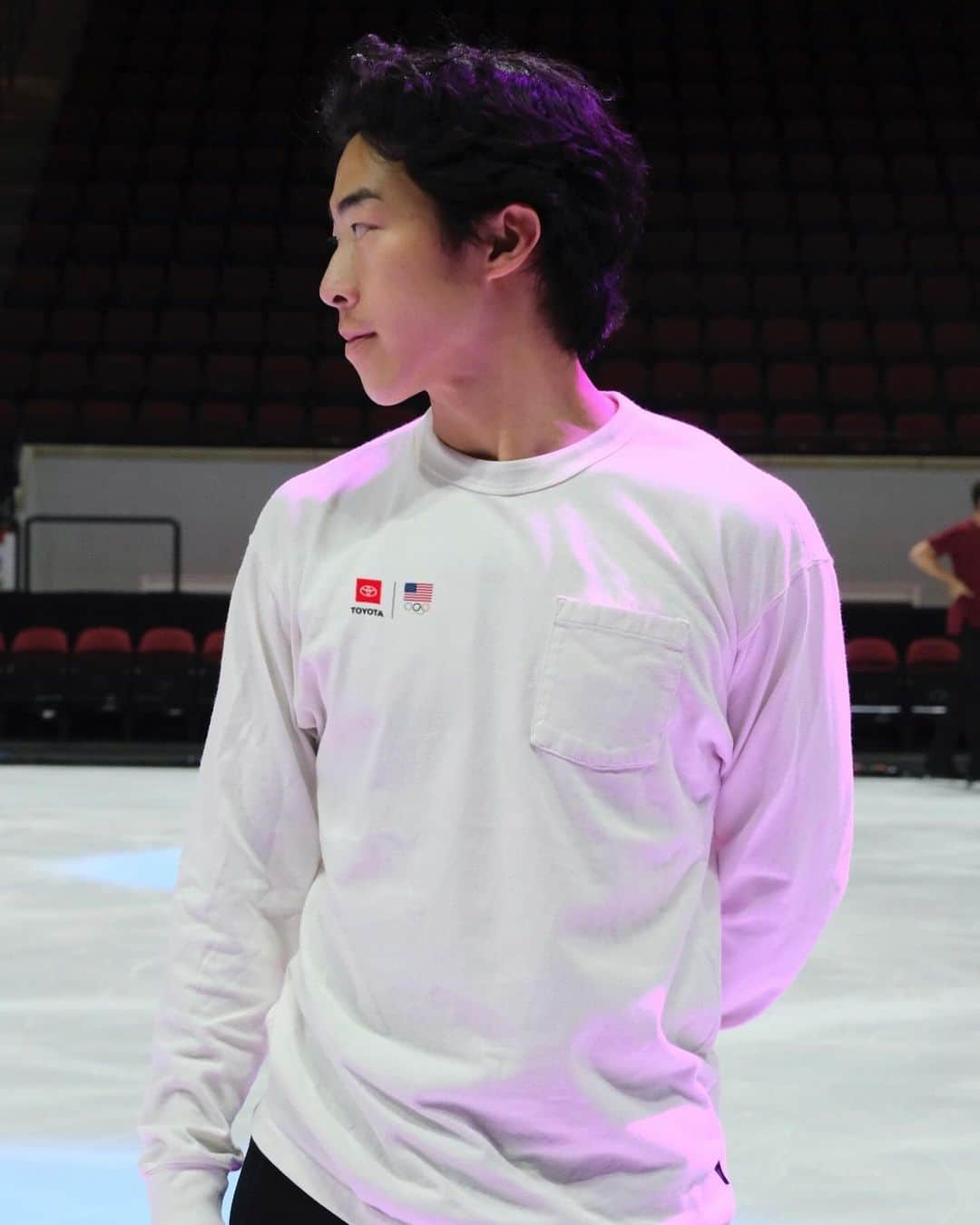 ネイサン・チェンのインスタグラム：「Everything’s all right when I’m with @teamtoyota!」