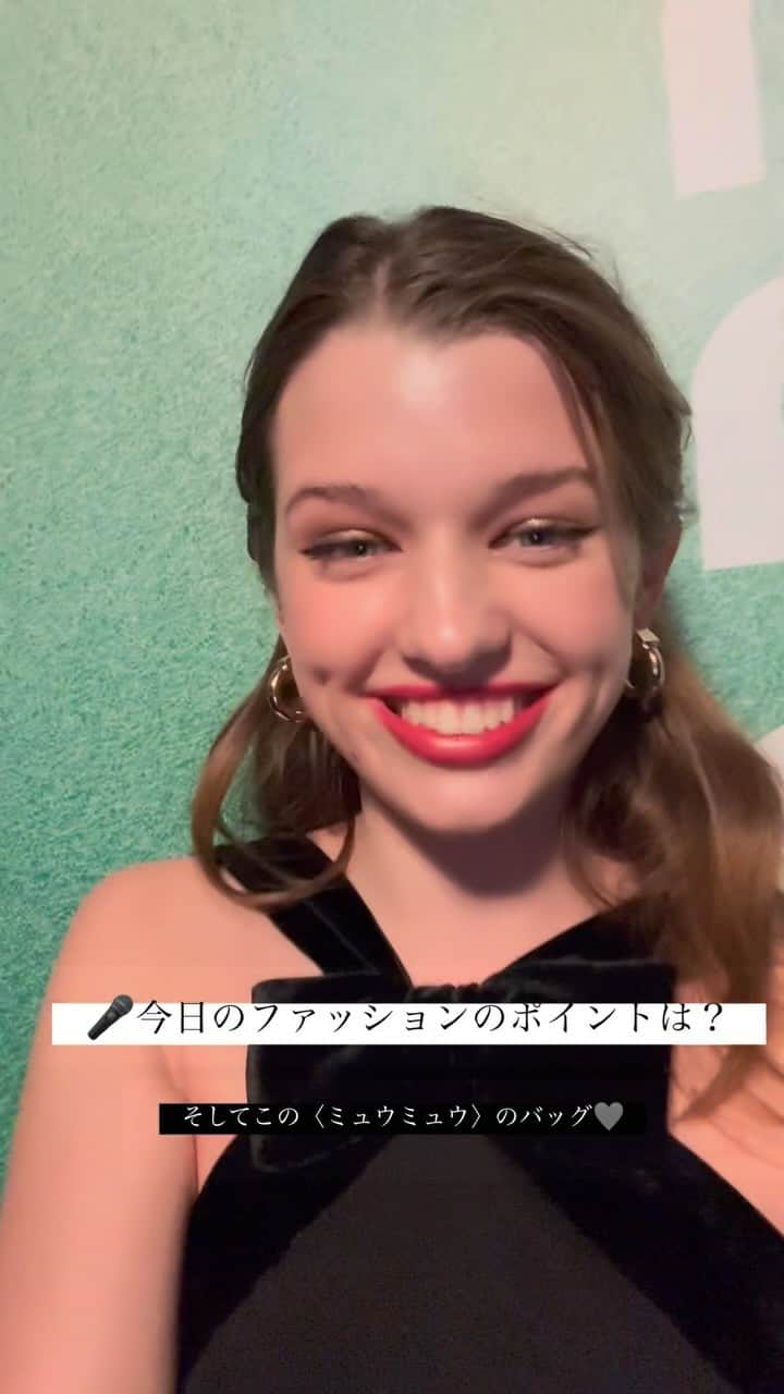 ginza magazineのインスタグラム：「「Miu Miu Club Tokyo」に来場した俳優エヴァー・アンダーソンにインタビュー！ 勉強中だという日本語で挨拶してくれました。日本の伝統芸能「能」にスポットライトを当てたイベントの感想は? #miumiuclubtokyo #miumiuclub #miumiu #ミュウミュウ #ginzamagazine #everanderson #エヴァーアンダーソン @miumiu」