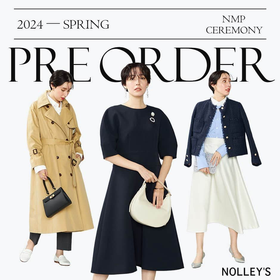 NOLLEY'S ノーリーズのインスタグラム：「【2024SSセレモニーアイテム先行予約START！】 ⁡ ⁡ ⁡ 2024SPRING 先行予約販売スタート！ ⁡ 卒業式・入学式などの学校行事に活躍するセレモニーアイテムや NOLLEY'Sの人気ライン「NMP」の新作アイテムが登場！ ⁡ ただいま先行予約受付中です ⁡ ⁡ 　 ーーーーーーーーーーーーーーーーーーーーーー ⁡ ⁡ 【𝑁𝑂𝐿𝐿𝐸𝑌'𝑆 公式𝑦𝑜𝑢𝑡𝑢𝑏𝑒チャンネル新動画アップ！】 ⁡ ーーーーーーーーーーーーーーーーーーーーーー 今後も楽しいコンテンツが盛り沢山です！ 是非、チャンネル登録をお願い致します✨ ーーーーーーーーーーーーーーーーーーーーーー ⁡ ⁡ ⁡ ⁡ #𝑛𝑜𝑙𝑙𝑒𝑦𝑠 #ノーリーズ #ノーリーズのセレモニー #セレモニーコーデ#オケージョンコーデ #ハレの日コーデ #ハレの日#セレモニー #入園式コーデ#入学式コーデ #卒園式コーデ#卒業式コーデ ⁡ #ノーリーズのニット #ノーリーズのスカート #ノーリーズのアウター #ノーリーズのパンツ ⁡ #ベーシックアイテム #大人かわいい#フェミニンコーデ #大人コーデ#ハンサムコーデ #オフィスコーデ#オフィススタイル #きちんとコーデ#キレイめコーデ #甘めコーデ」