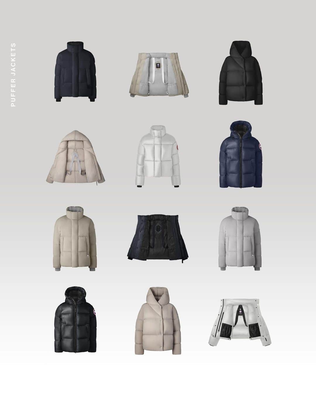 カナダグースのインスタグラム：「New Puffers: Dive into warmth this #BlackFriday weekend with our puffer styles designed to elevate your cold-weather wardrobe. Shop now through our link in bio.」