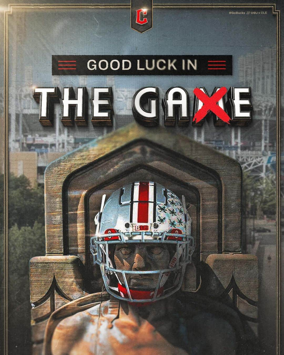 クリーブランド・インディアンスさんのインスタグラム写真 - (クリーブランド・インディアンスInstagram)「Nobody really likes that team up north anyways.  Let's go, @ohiostatefb!  #GoBucks x #ForTheLand」11月26日 1時56分 - cleguardians