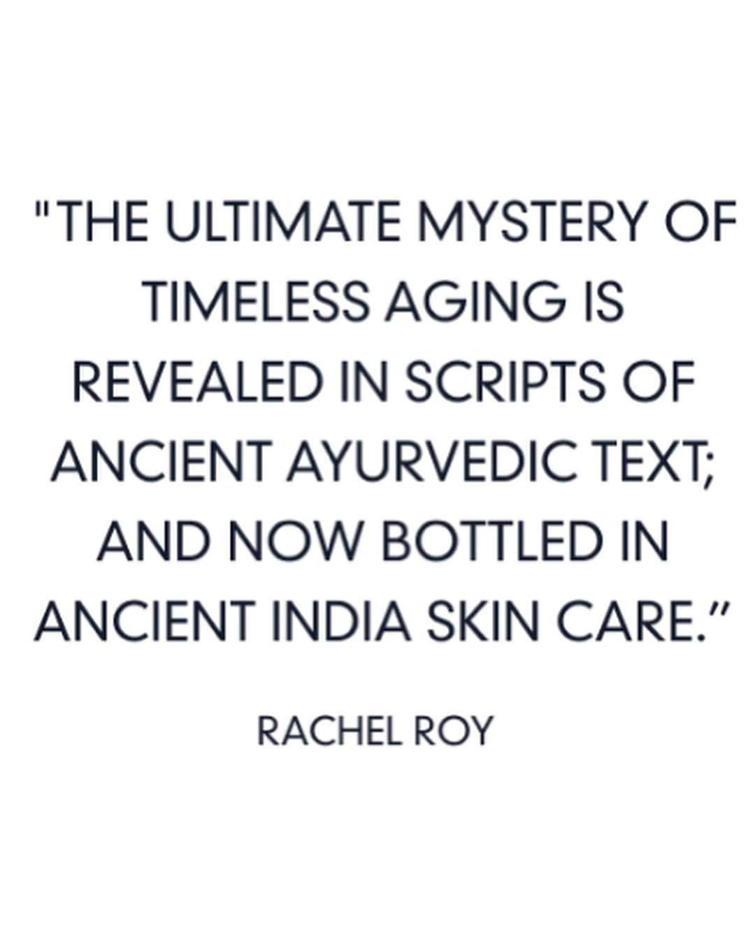 レイチェルロイさんのインスタグラム写真 - (レイチェルロイInstagram)「Thank you Chopra Foundation for your write up on Ancient India SkinCare, our Clean Ayurvedic Earth-friendly skincare 🤍  We exist to give back. With each purchase we give to vulnerable lives throughout the world including those that feel alone and hopeless through @neveralone.love @thechoprafoundation   Thank you to our forever teacher  @deepakchopra  grateful for the wisdom that you share to live more just peaceful and sustainable lives as timeless beings 🤍  #AncientIndiaSkin #DeepakChopra #Ayurveda #GiveBack #CleanBeauty」11月26日 2時28分 - rachel_roy