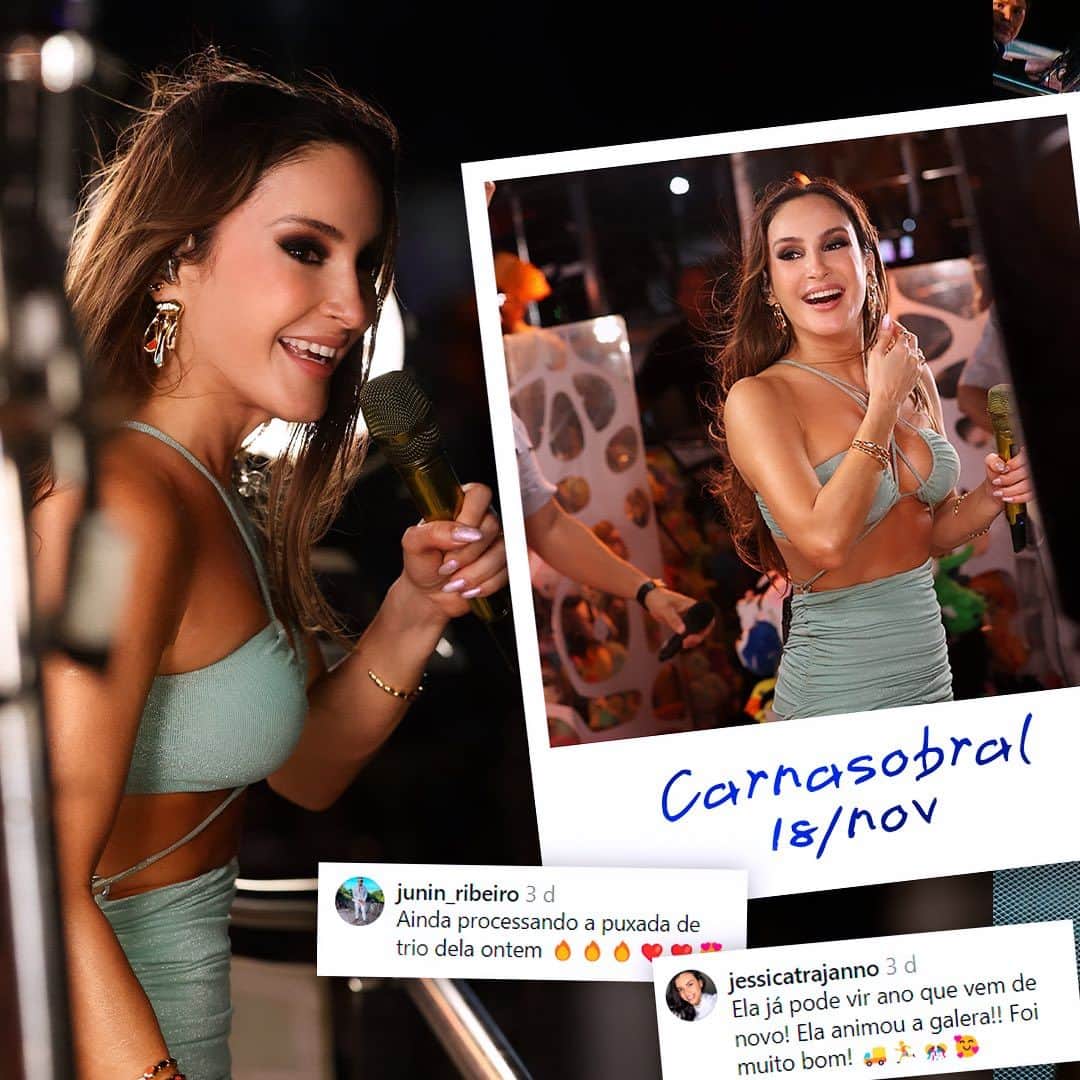 Claudia Leitteさんのインスタグラム写真 - (Claudia LeitteInstagram)「Ah, Carnasobral, tão especial estar com vocês… até agora tô impactada com todo amor que recebi aí no meu Ceará! 💜🫶🏻」11月26日 2時32分 - claudialeitte