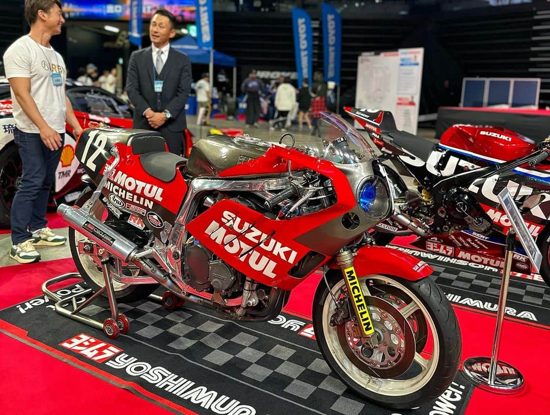 織戸学さんのインスタグラム写真 - (織戸学Instagram)「小さな頃に 憧れた  ヨシムラ  @yoshimura_japan_official  @yoshimura_rd   話しが面白く めちゃくちゃパワフルな方でした。  ポップ吉村さんの 息子の 吉村不二雄さん  有り難う御座います。」11月25日 17時43分 - maxorido