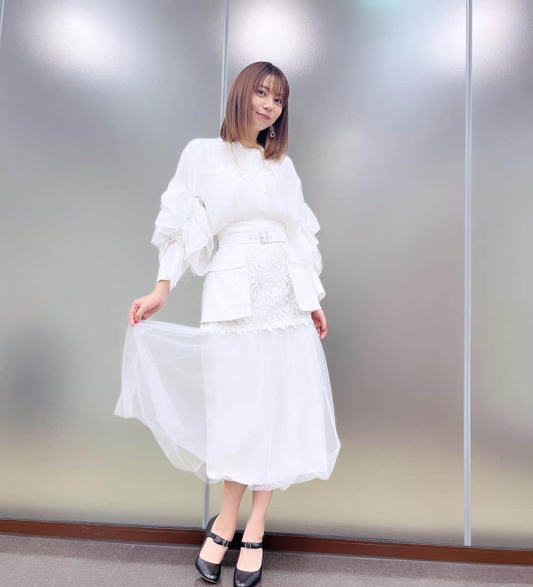 芳賀優里亜のインスタグラム：「衣装全部可愛かった♡  一着撮るの忘れたぁ〜😱😱  @yoshida_miho」