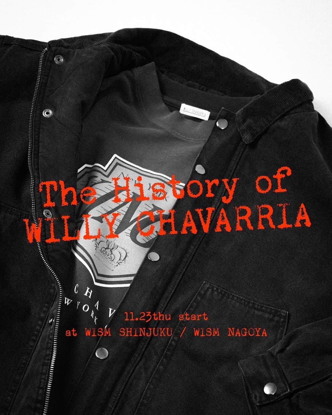 名古屋パルコさんのインスタグラム写真 - (名古屋パルコInstagram)「【南館3F BAYCREW'S STORE】 WISM NAGOYA POPUP STORE  【WILLY CHAVARRIA】  @willychavarriajapan  「The History of WILLY CHAVARRIA」  ——————————  ブランド設立から15年目にして、念願であったアメリカ•ファッション•デザイナー協会(CFDA)でグランプリを受賞した我らがWILLY CHAVARRIA。  近年華やかに成長し続けているブランドが、現在のWILLY CHAVARRIAになるまでの歴史が垣間見えるアーカイブ展を、WISM新宿とWISM BAYCREW'S STORE 名古屋店にて同時開催。 日本未展開のアイテムやサンプルアイテムも一堂に揃うイベントとなる。  ——————————  〒460-0008 愛知県名古屋市中区栄3-32-1 名古屋PARCO 南館 3F ☎︎052-211-9374  営業時間 10:00〜21:00  ※詳細はお電話にて、お問い合わせください。」11月25日 17時52分 - parco_nagoya_official