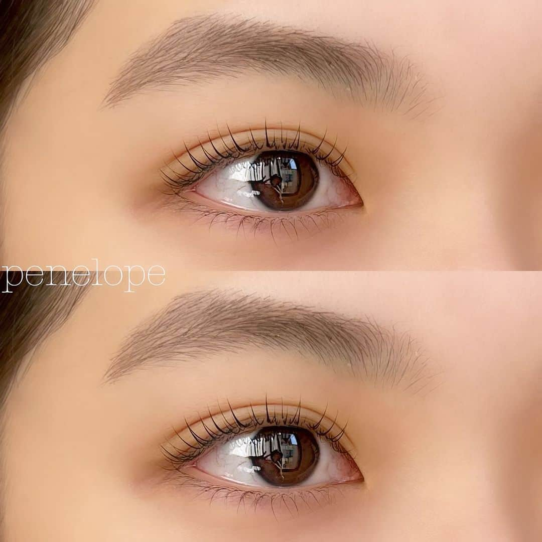 penelopeさんのインスタグラム写真 - (penelopeInstagram)「lash lift 💭🤍 根元のカールに丸みを持たせて クルンとさせたデザイン︎︎︎︎ カワイイです♡  eye by 金田　@rrripo7」11月25日 17時57分 - penelopetokyo