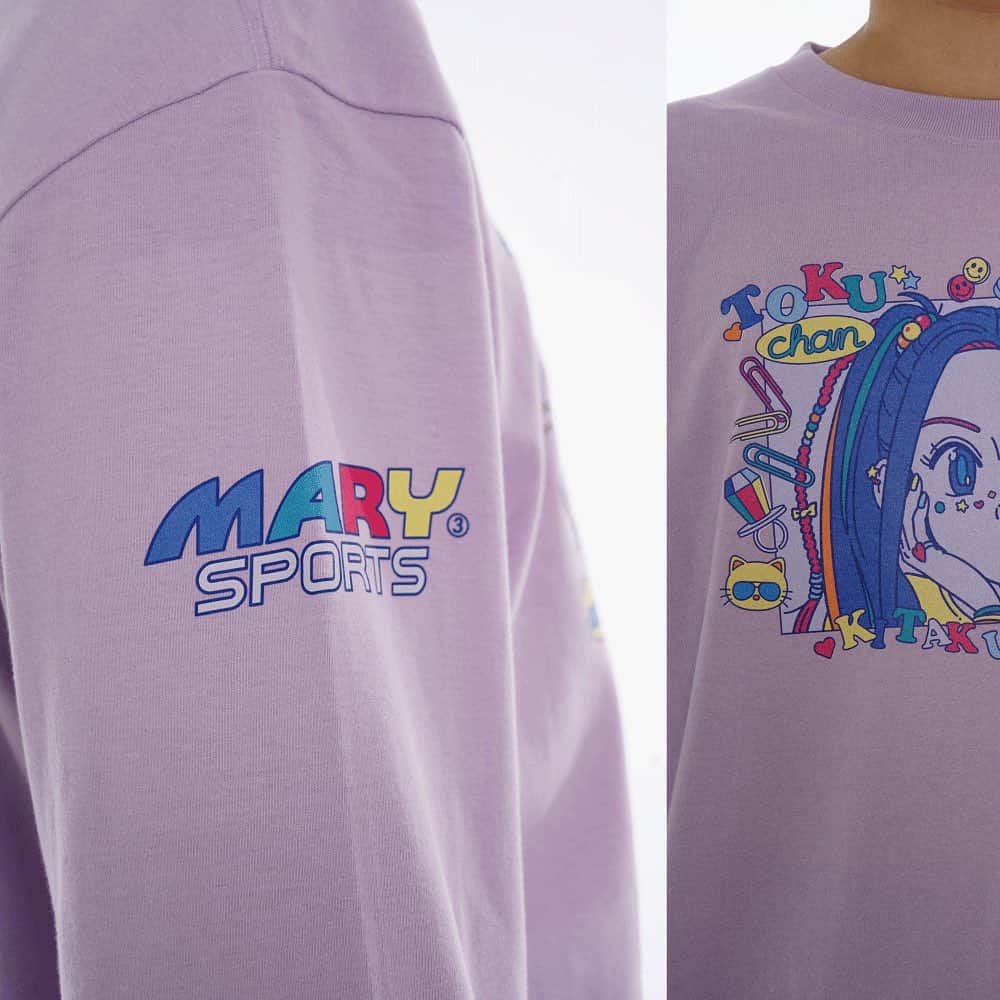 マリマリマリーさんのインスタグラム写真 - (マリマリマリーInstagram)「ロンT "Kitaku Club" White / Purple ¥4800 +tax ＿＿＿＿＿＿＿＿＿＿＿＿＿＿＿＿＿  MARY MARY MARY 2023-2024 AW Collection 12月2日（土）19時発売」11月25日 19時10分 - marymarymary_80s
